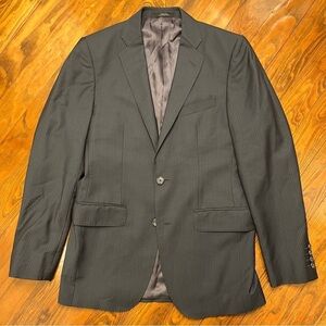 Saks Fifth Avenue‎ 100% Wool Black Series Blazer 38R Cloth by Ermenegildo Zegna